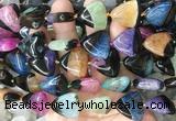 TABS04 15 inches 20*20mm triangle Agate gemstone beads wholesale TABS04 15 inches 20*20mm triangle Agate gemstone beads wholesale