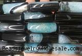 TBBS130 15 inches 13*40mm tube agate gemstone beads wholesale TBBS130 15 inches 13*40mm tube agate gemstone beads wholesale