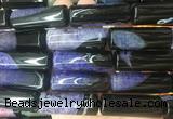 TBBS132 15 inches 13*40mm tube agate gemstone beads wholesale TBBS132 15 inches 13*40mm tube agate gemstone beads wholesale