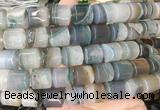 TBBS137 15 inches 13*14mm tube agate gemstone beads wholesale TBBS137 15 inches 13*14mm tube agate gemstone beads wholesale