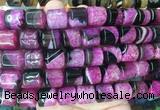 TBBS138 15 inches 13*14mm tube agate gemstone beads wholesale TBBS138 15 inches 13*14mm tube agate gemstone beads wholesale
