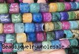 TBBS145 15 inches 13*14mm tube agate gemstone beads wholesale TBBS145 15 inches 13*14mm tube agate gemstone beads wholesale