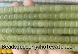 TBBS154 15 inches 7*9mm tube candy jade gemstone beads wholesale TBBS154 15 inches 7*9mm tube candy jade gemstone beads wholesale