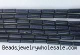 TBBS36 15 inches 4*13mm tube blue goldstone gemstone beads