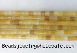 TBBS39 15 inches 3*5mm tube yellow aventurine gemstone beads