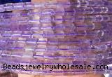 TBBS60 15 inches 5*7mm tube amethyst gemstone beads wholesale