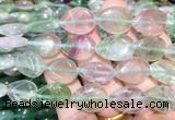 TRBS115 15 inches 13*18mm flat teardrop Fluorite beads wholesale TRBS115 15 inches 13*18mm flat teardrop Fluorite beads wholesale