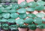 TRBS117 15 inches 13*18mm flat teardrop Green aventurine beads wholesale TRBS117 15 inches 13*18mm flat teardrop Green aventurine beads wholesale