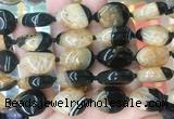 TRBS135 15 inches 15*20mm teardrop Agate gemstone beads wholesale TRBS135 15 inches 15*20mm teardrop Agate gemstone beads wholesale