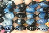 TRBS136 15 inches 15*20mm teardrop Agate gemstone beads wholesale TRBS136 15 inches 15*20mm teardrop Agate gemstone beads wholesale