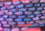 TRBS16 15 inches 8*16mm faceted teardrop amazonite gemstone beads