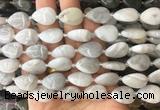 TRBS48 15 inches 13*18mm flat teardrop white crazy lace agate gemstone beads