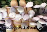 TRBS97 Top drilled 13*18mm faceted flat teardrop purple Lepidolite beads wholesale TRBS97 Top drilled 13*18mm faceted flat teardrop purple Lepidolite beads wholesale