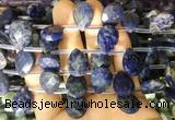 TRBS99 Top drilled 13*18mm faceted flat teardrop sodalite beads wholesale TRBS99 Top drilled 13*18mm faceted flat teardrop sodalite beads wholesale