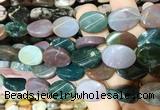 TWBS29 15 inches 13*18mm twist oval indian agate beads wholesale