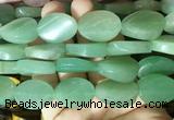 TWBS40 15 inches 18*25mm twist oval green aventurine beads wholesale