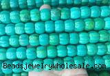WBBS01 15 inches 9*12mm pumpkin yellow green howlite turquoise beads wholesale WBBS01 15 inches 9*12mm pumpkin yellow green howlite turquoise beads wholesale
