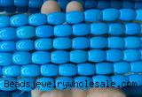 WBBS09 15 inches 10*14mm rice howlite turquoise gemstone beads wholesale WBBS09 15 inches 10*14mm rice howlite turquoise gemstone beads wholesale