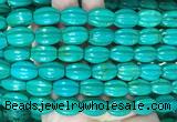 WBBS14 15 inches 12*16mm pumpkin howlite turquoise gemstone beads wholesale WBBS14 15 inches 12*16mm pumpkin howlite turquoise gemstone beads wholesale