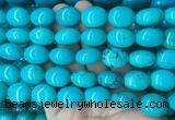 WBBS25 15 inches 13*16mm oval howlite turquoise gemstone beads wholesale WBBS25 15 inches 13*16mm oval howlite turquoise gemstone beads wholesale