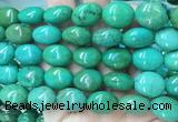WBBS34 15 inches 18*20mm oval howlite turquoise gemstone beads wholesale WBBS34 15 inches 18*20mm oval howlite turquoise gemstone beads wholesale