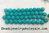 WBBS49 16mm carved round loose howlite turquoise gemstone beads wholesale WBBS49 16mm carved round loose howlite turquoise gemstone beads wholesale