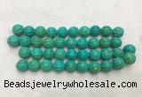 WBBS50 16mm carved round loose howlite turquoise gemstone beads wholesale WBBS50 16mm carved round loose howlite turquoise gemstone beads wholesale