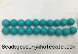 WBBS58 20mm carved round loose howlite turquoise gemstone beads wholesale WBBS58 20mm carved round loose howlite turquoise gemstone beads wholesale